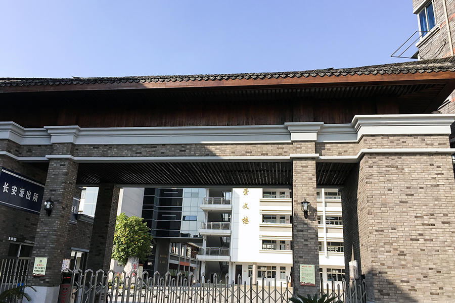 Renovatio Iuventutis Road in Chang'an Oppido Haining (Granite et Tile Paving)